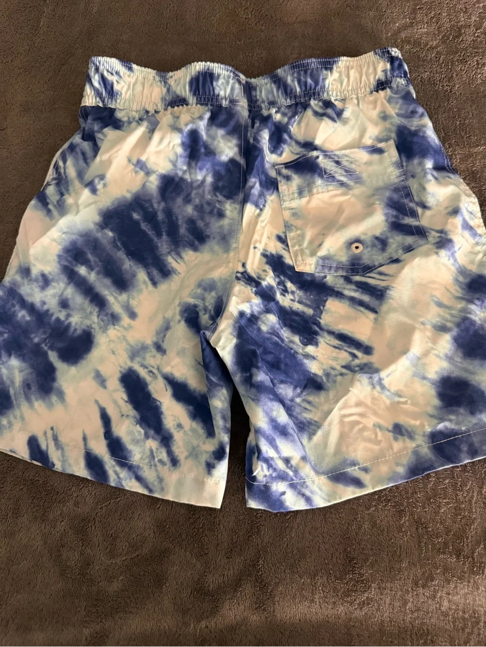 Abercrombie & Fitch Kid’s Blue Tie-Dye Swim Trunks Size 9-10